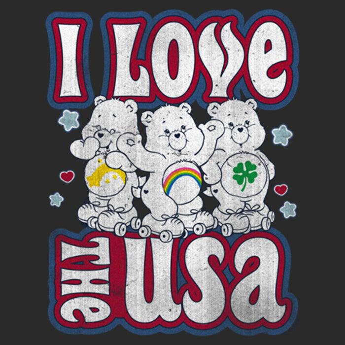 Fifth Sun Men's Care Bears I Love The USA T-Shirt