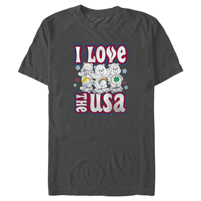 fifth sun Men's Care Bears I Love the USA T-Shirt