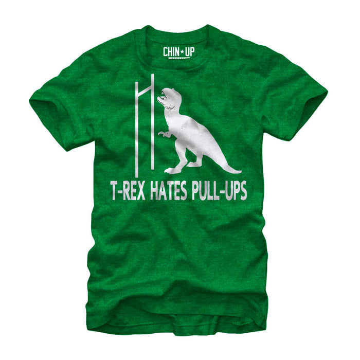 fifth sun Men's CHIN UP T-Rex Pull-Ups T-Shirt