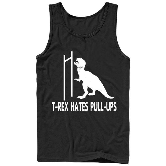 fifth sun Men's CHIN UP T-Rex Pull-Ups Tank Top