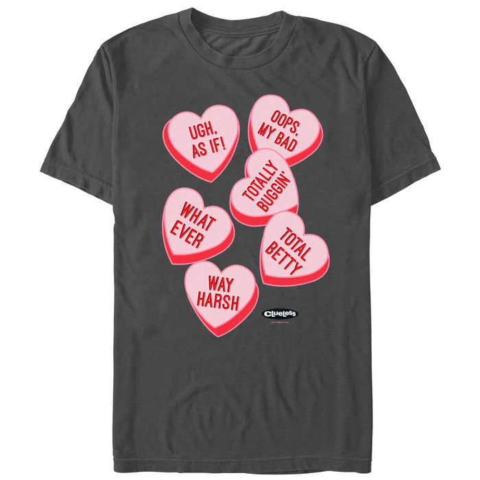 fifth sun Men's Clueless Candy Hearts T-Shirt