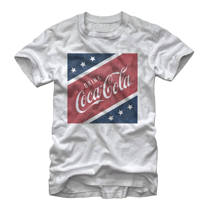 fifth sun Men's Coca Cola USA Square T-Shirt