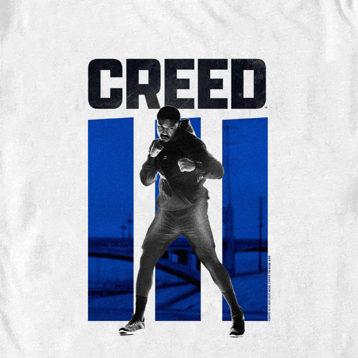 Fifth Sun Men's Creed III Blue Poster T-Shirt
