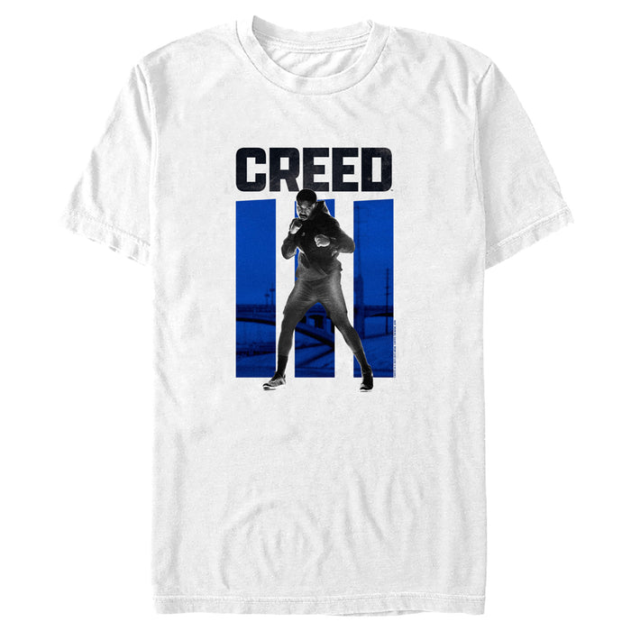 fifth sun Men's Creed III Blue Poster T-Shirt
