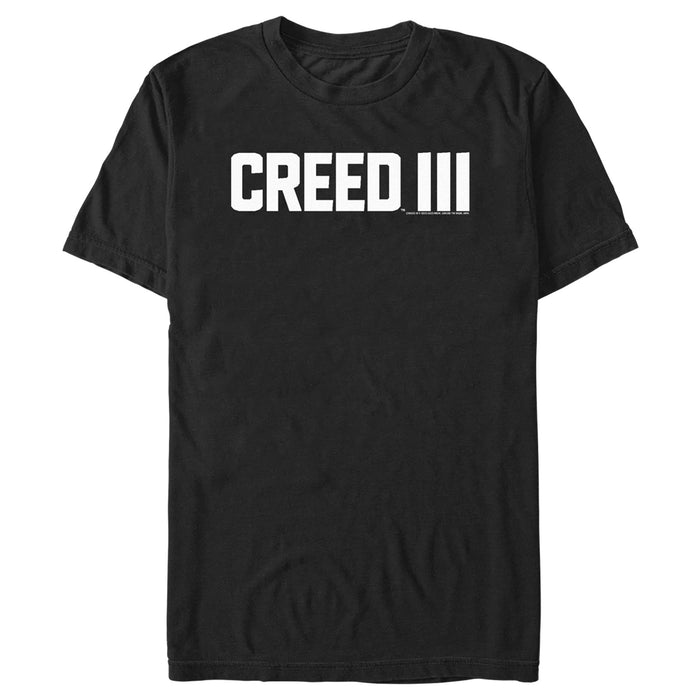 fifth sun Men's Creed III Movie Logo White T-Shirt