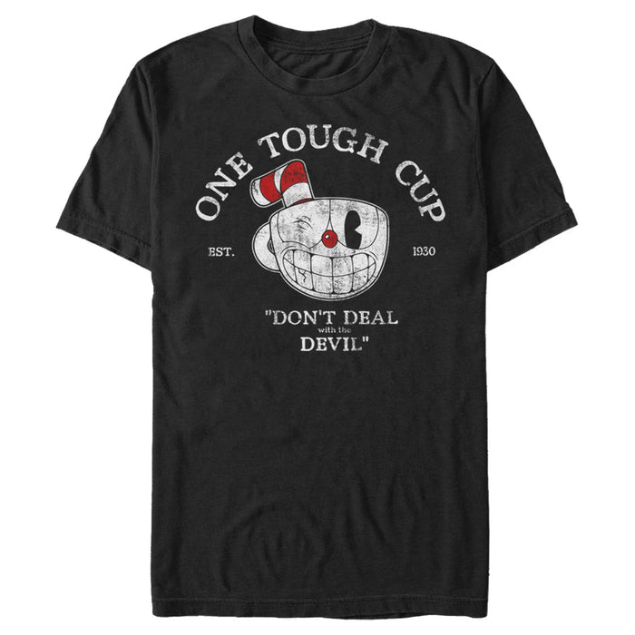 fifth sun Men's Cuphead Tough Cup Est. 1930 T-Shirt