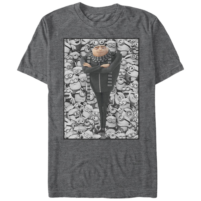 fifth sun Men's Despicable Me Gru Montage T-Shirt