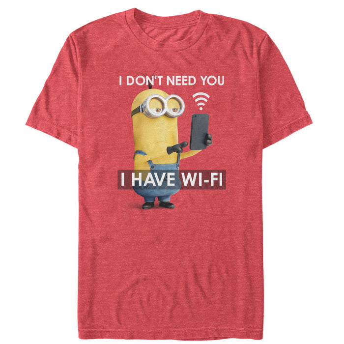 fifth sun Men's Despicable Me Minion Wi-Fi T-Shirt