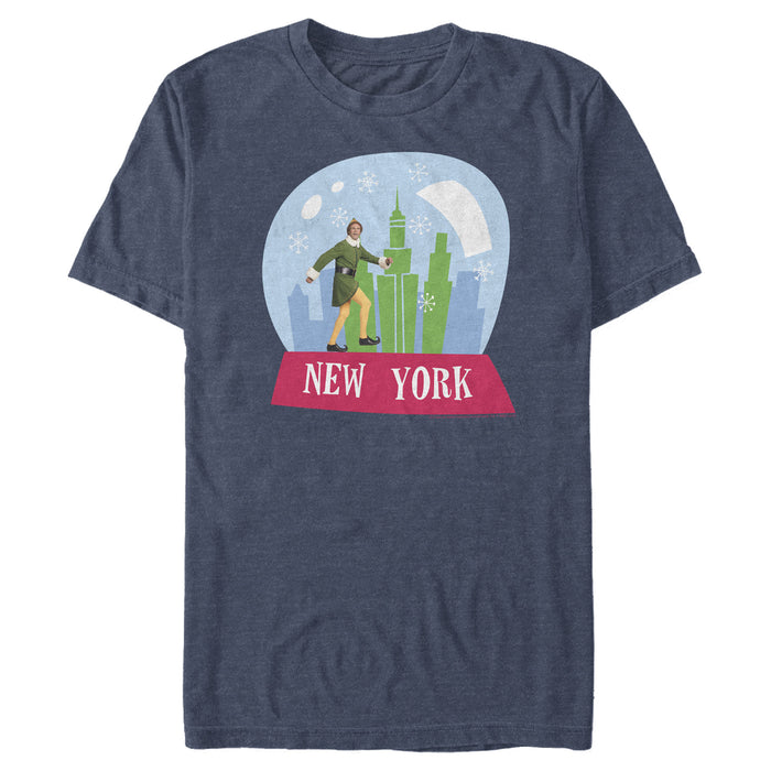 fifth sun Men's Elf New York Snow Globe T-Shirt