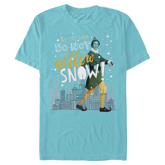 fifth sun Men's Elf Yellow Snow Advice T-Shirt