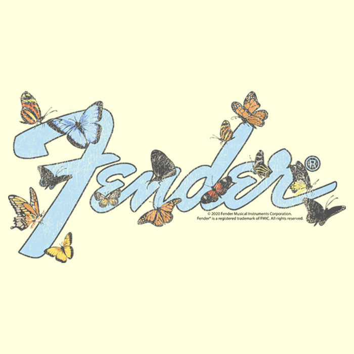 Fifth Sun Men's Fender Butterfly Logo T-Shirt