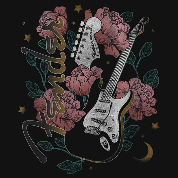 Fifth Sun Men's Fender Floral Stratocaster T-Shirt