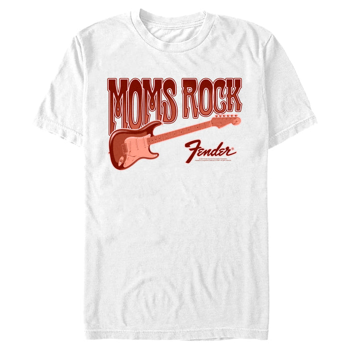 fifth sun Men's Fender Moms Rock Logo T-Shirt