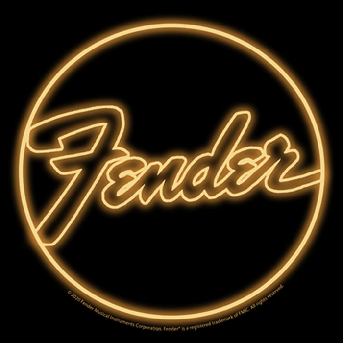 Fifth Sun Men's Fender Neon Logo Pull Over Hoodie