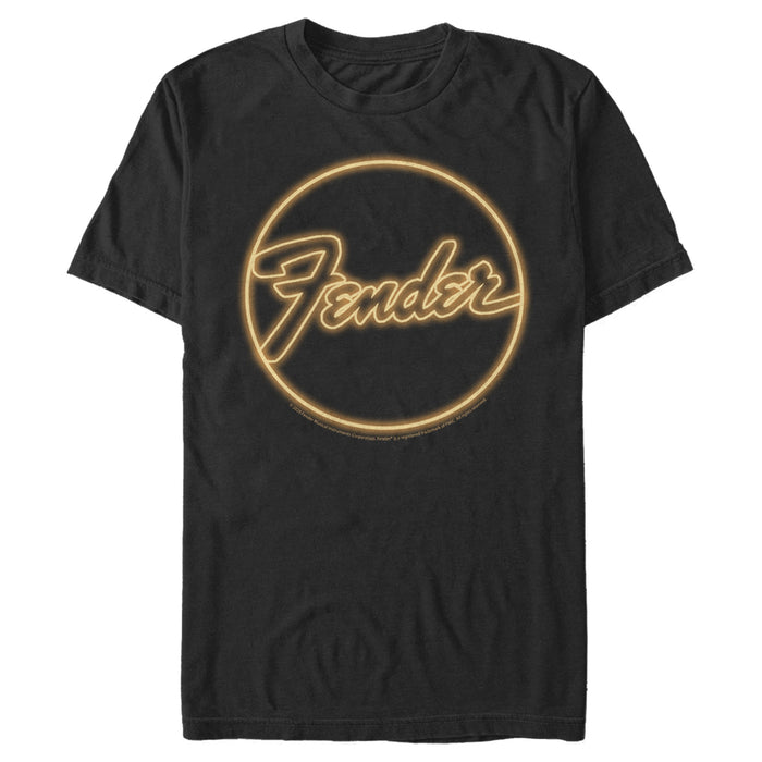 fifth sun Men's Fender Neon Logo T-Shirt