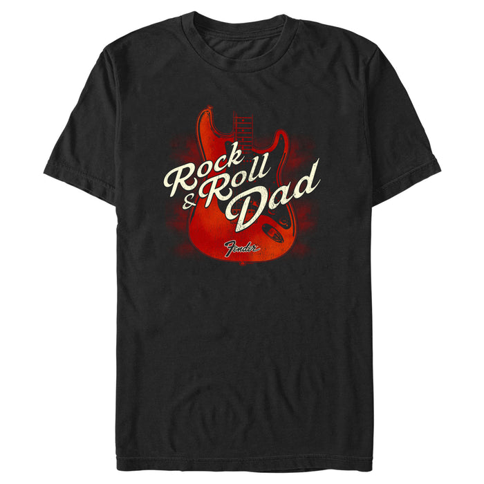 fifth sun Men's Fender Rock & Roll Dad T-Shirt