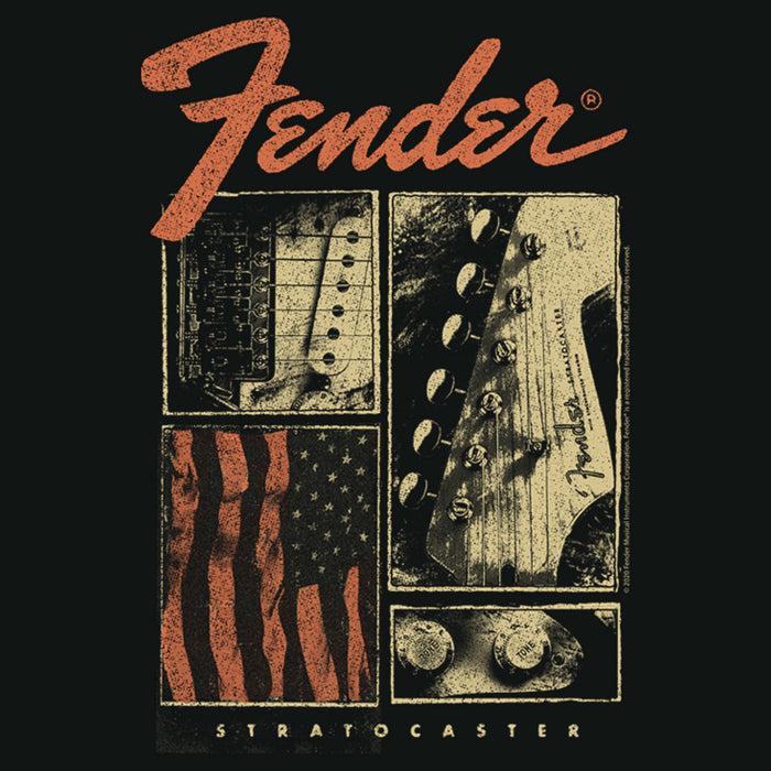 Fifth Sun Men's Fender Stratocaster Boxes T-Shirt