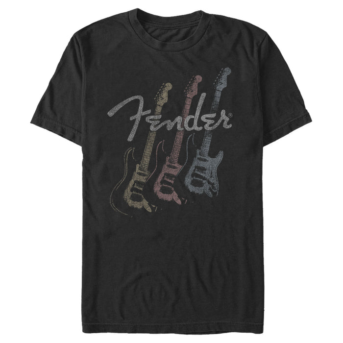 fifth sun Men's Fender Triple Fret Logo T-Shirt