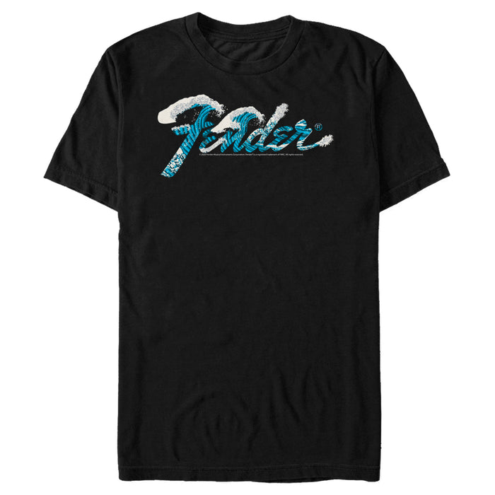 fifth sun Men's Fender Wave Logo T-Shirt