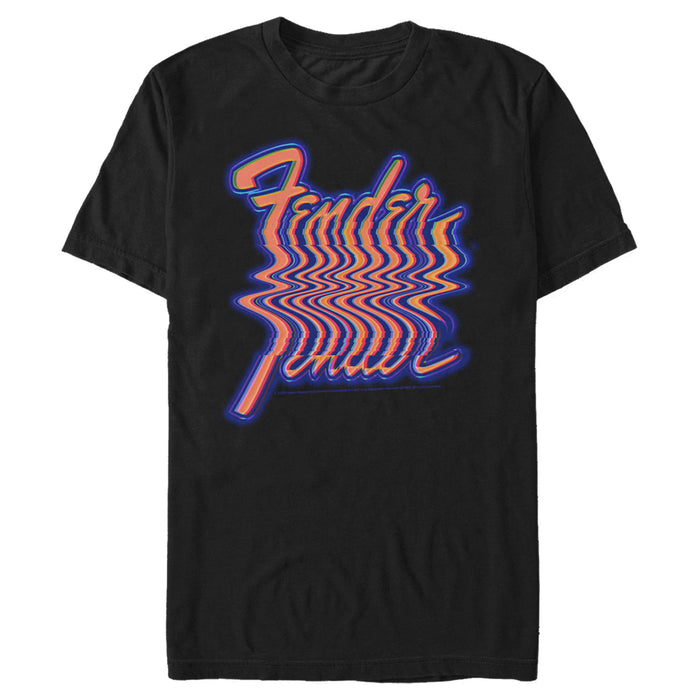 fifth sun Men's Fender Wavy Logo T-Shirt