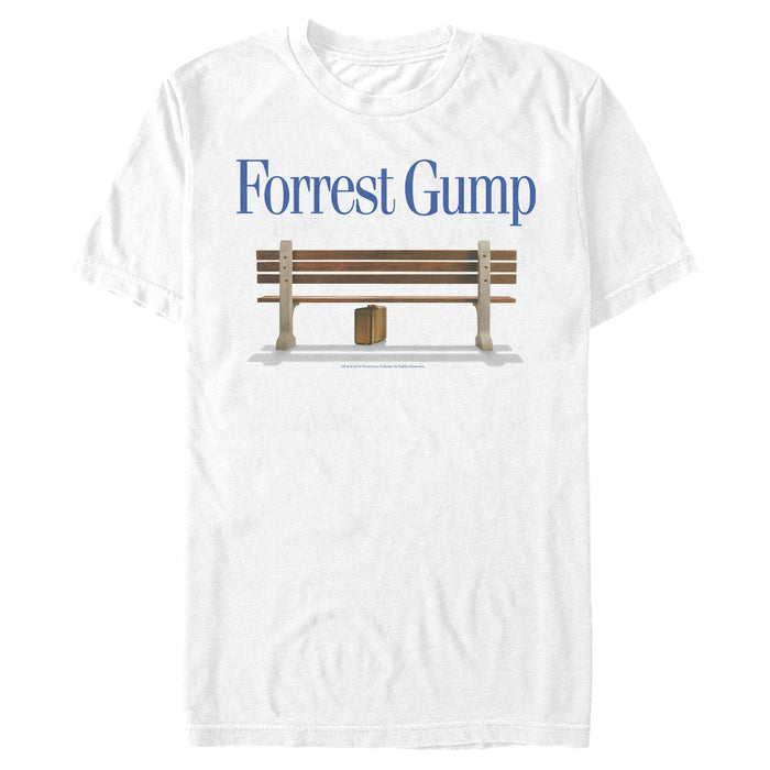 fifth sun Men's Forrest Gump Iconic Bench T-Shirt
