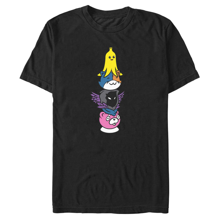 fifth sun Men's Fortnite Character Stack T-Shirt