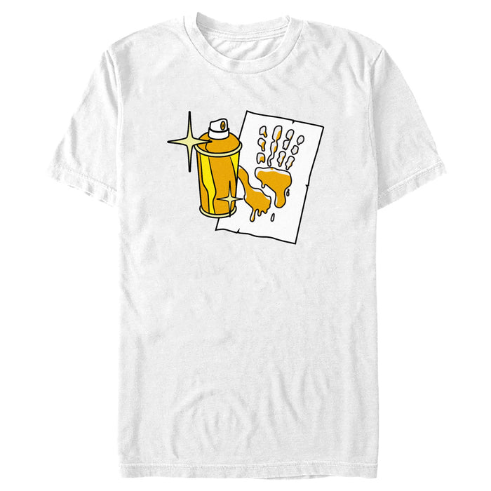 fifth sun Men's Fortnite Midas Hand Spray T-Shirt