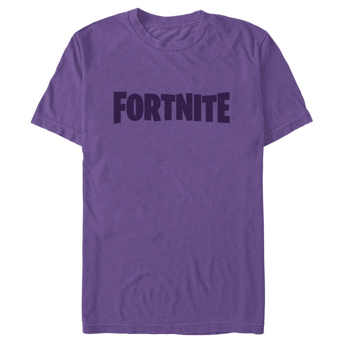 fifth sun Men's Fortnite Purple Logo T-Shirt