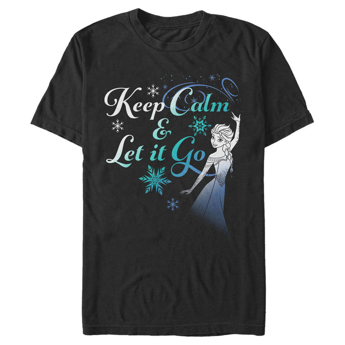 fifth sun Men's Frozen Elsa Keep Calm T-Shirt