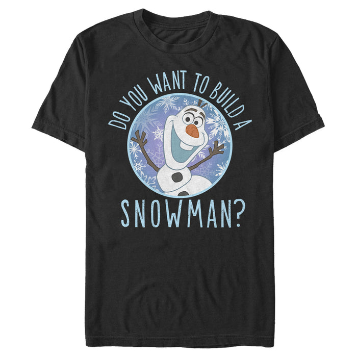 fifth sun Men's Frozen Olaf Build Snowman T-Shirt