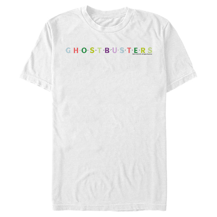 fifth sun Men's Ghostbusters Colorful Logo T-Shirt
