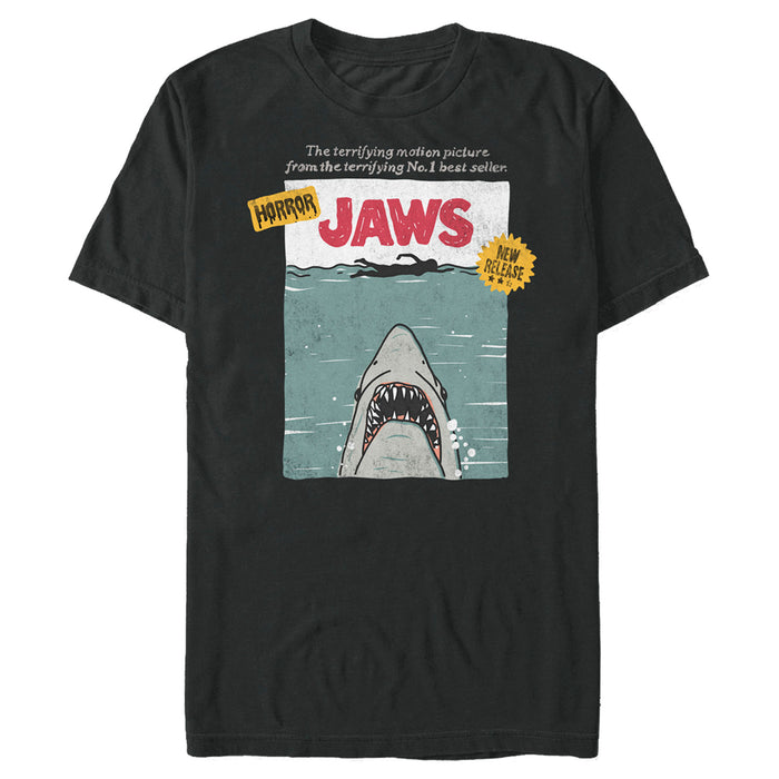 fifth sun Men's Jaws Classic Poster Sketch T-Shirt