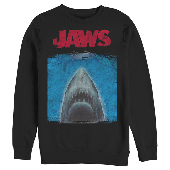 Fifth Sun Men's Jaws Shark Movie Poster Sweatshirt