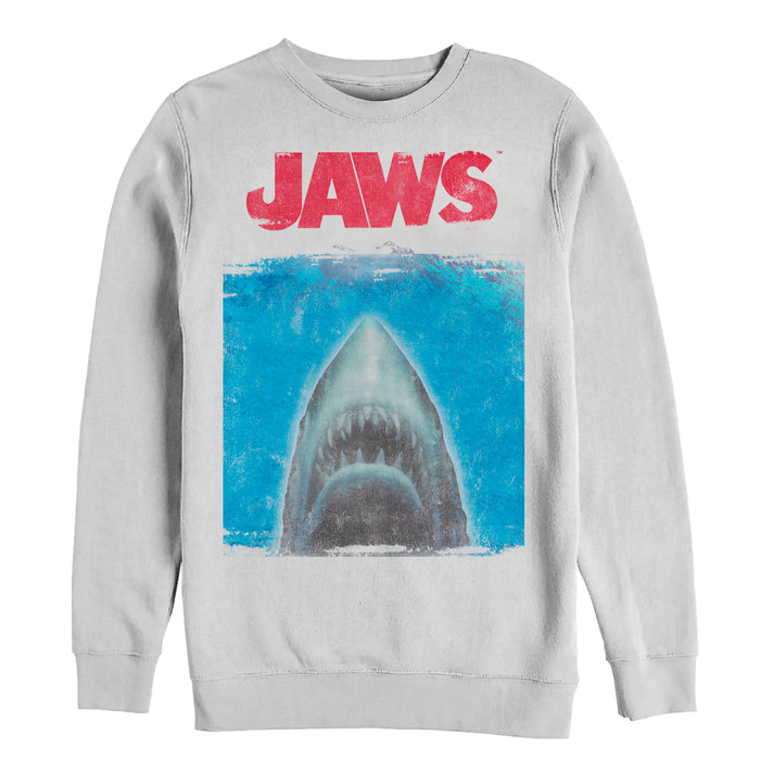 fifth sun Men's Jaws Shark Movie Poster Sweatshirt