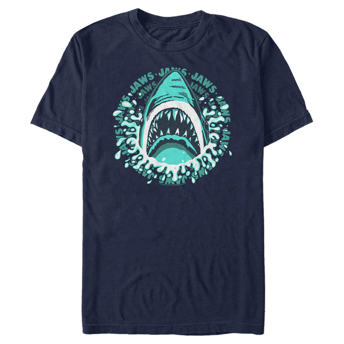 fifth sun Men's Jaws Shark Splash T-Shirt