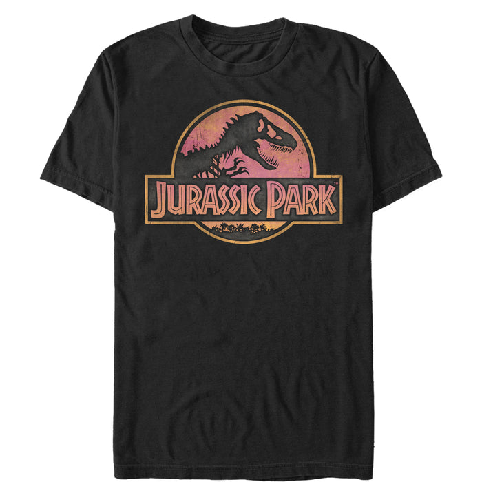 fifth sun Men's Jurassic Park Sunrise Logo T-Shirt