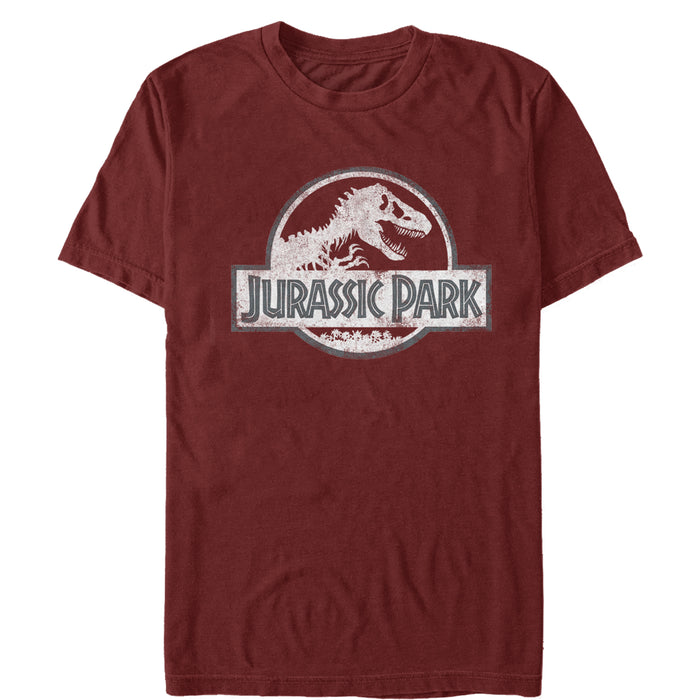 fifth sun Men's Jurassic Park Vintage Logo T-Shirt