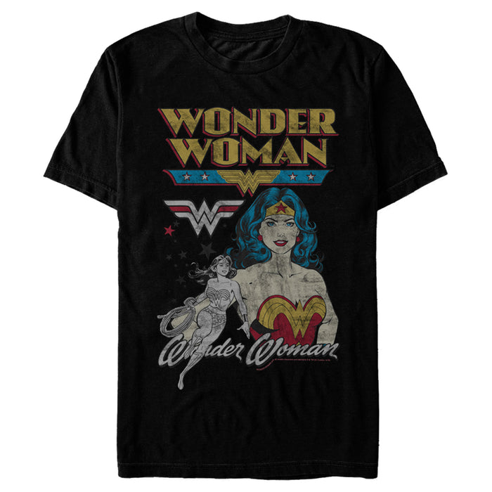 fifth sun Men's Justice League Vintage T-Shirt
