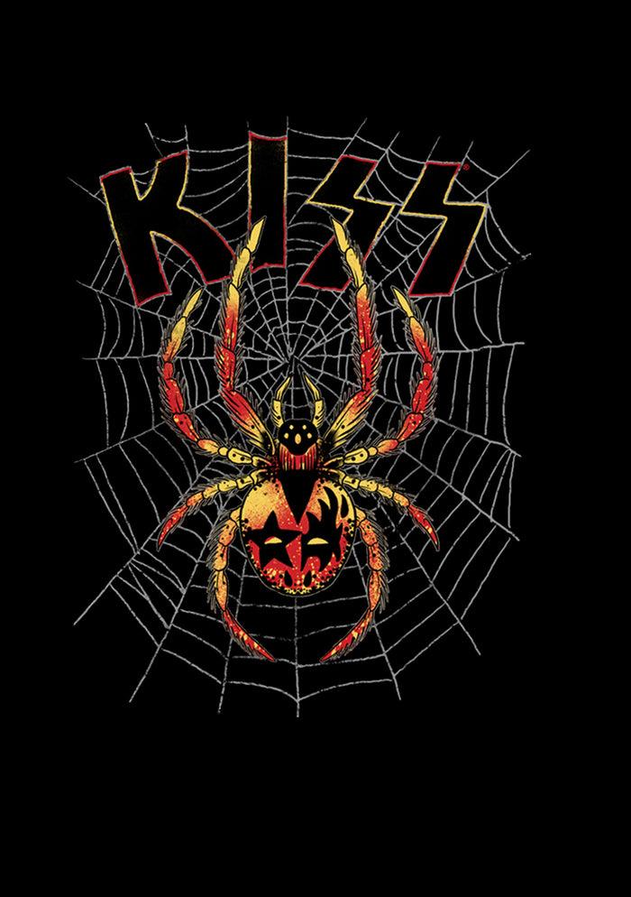 Fifth Sun Men's KISS Spider Web T-Shirt