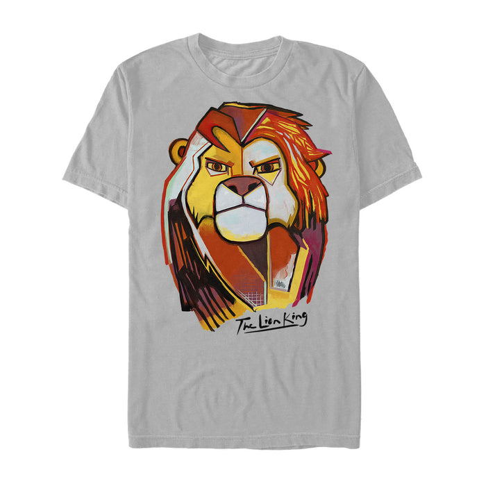 fifth sun Men's Lion King Modern Art Simba T-Shirt