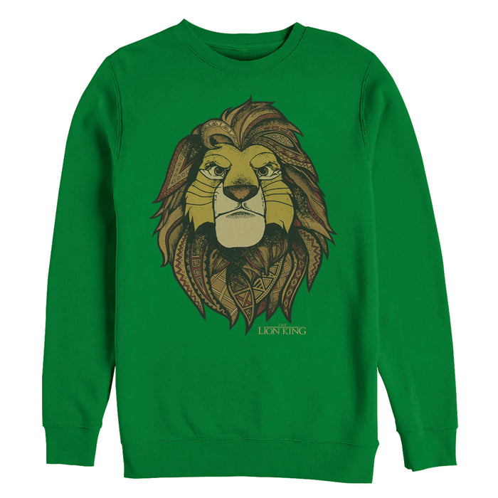 fifth sun Men's Lion King Noble Simba Sweatshirt