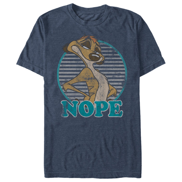 fifth sun Men's Lion King Retro Nope Timon T-Shirt