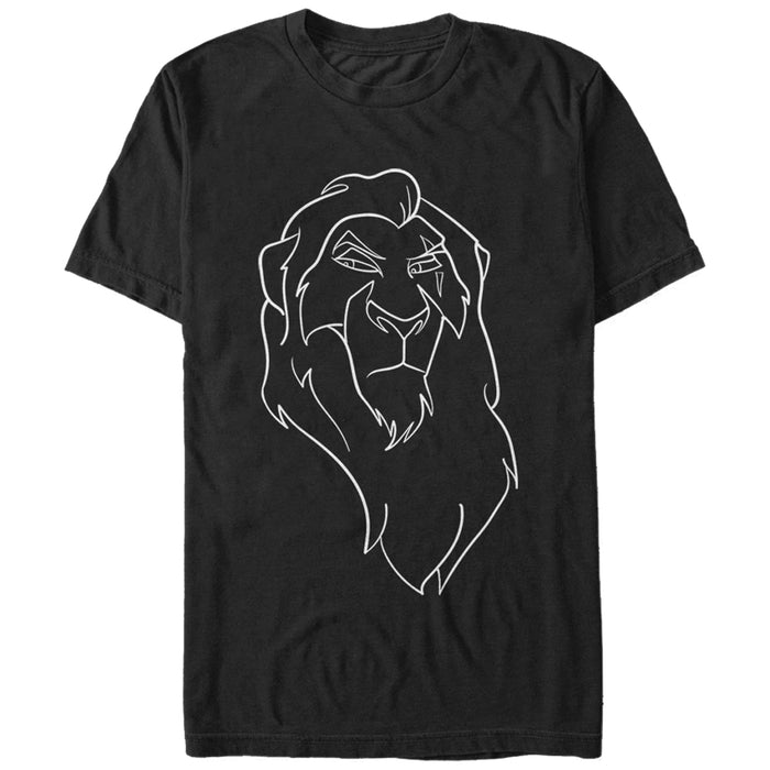 fifth sun Men's Lion King Scar Sketch T-Shirt
