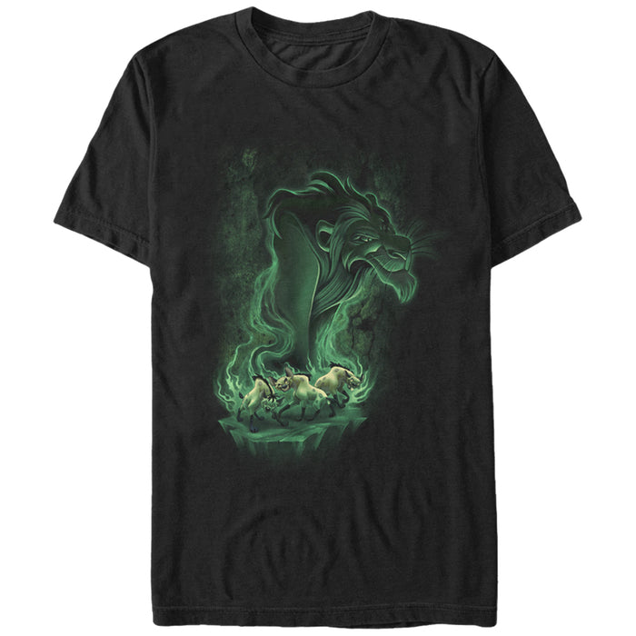 fifth sun Men's Lion King Scar Smoke T-Shirt