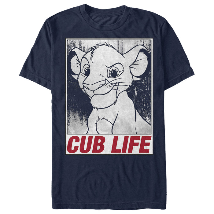 fifth sun Men's Lion King Simba Cub Life T-Shirt