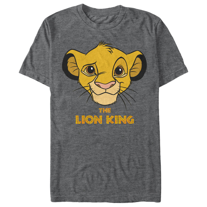 fifth sun Men's Lion King Simba Logo T-Shirt