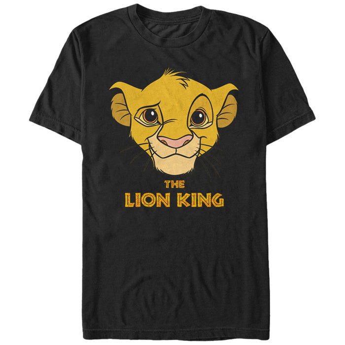 fifth sun Men's Lion King Simba Logo T-Shirt