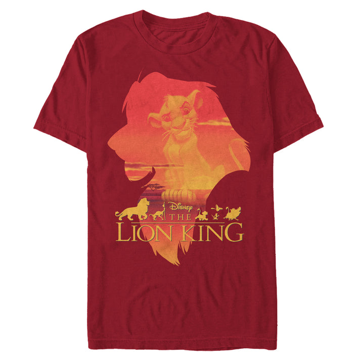 fifth sun Men's Lion King Simba Profile T-Shirt