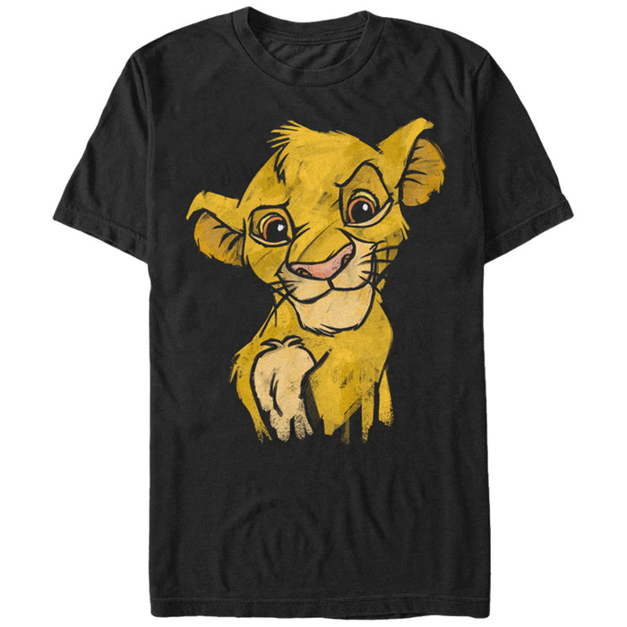 fifth sun Men's Lion King Simba Smirk T-Shirt