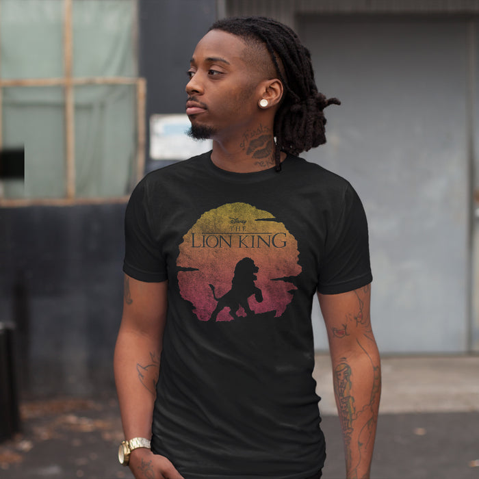 Fifth Sun Men's Lion King Sunset Pose T-Shirt